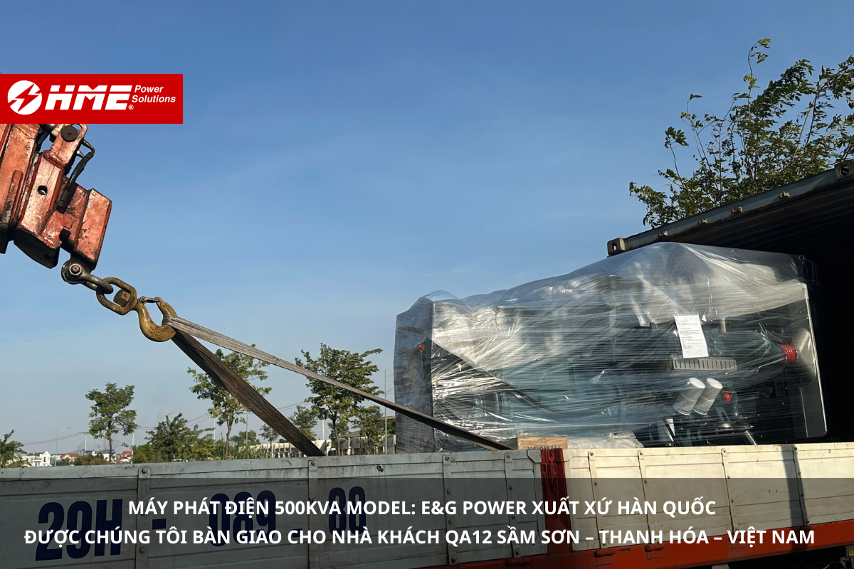 Máy phát điện Diesel 500kVA động cơ chất lượng cao