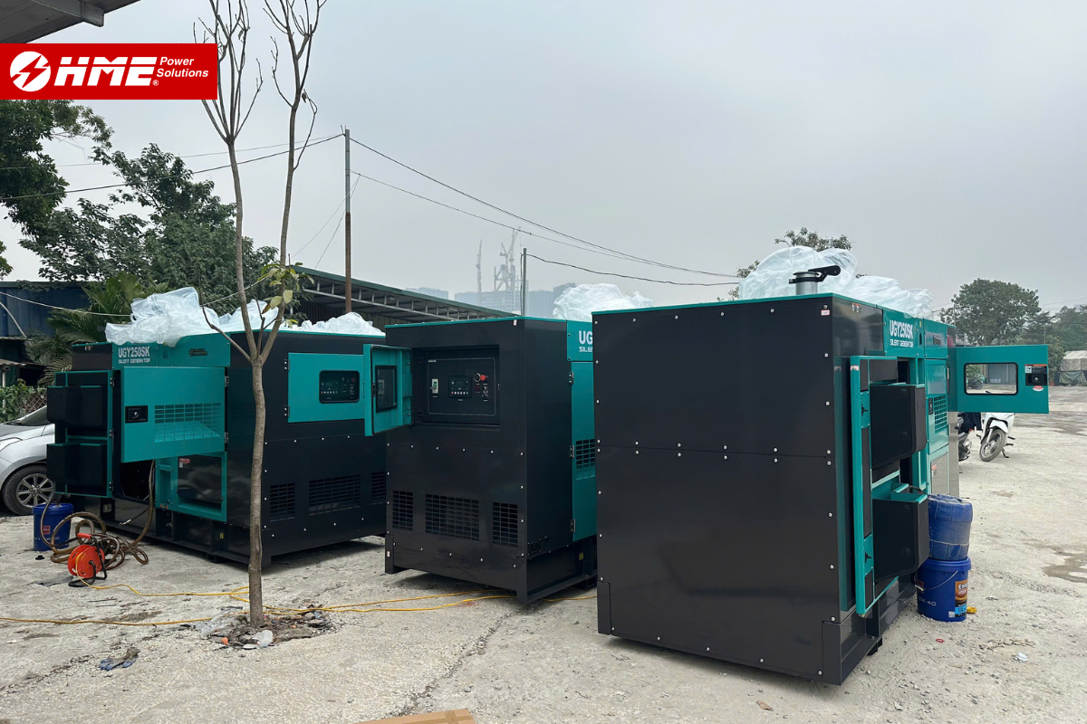 Ứng dụng máy phát điện 250kVA trong sản xuất