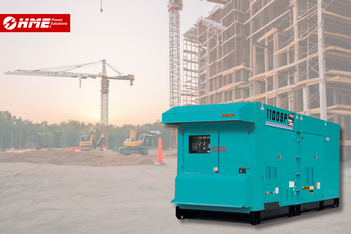Máy phát điện Diesel công trường cung cấp nguồn điện ổn định cho hoạt động thi công xây dựng