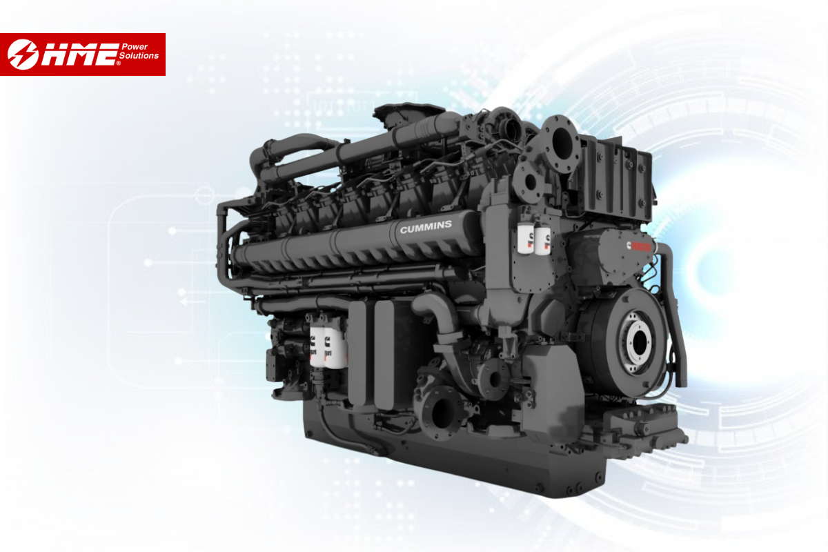 Máy phát điện sử dụng động cơ Cummins chính hãng với hiệu suất cao, tiết kiệm nhiên liệu và vận hành bền bỉ.