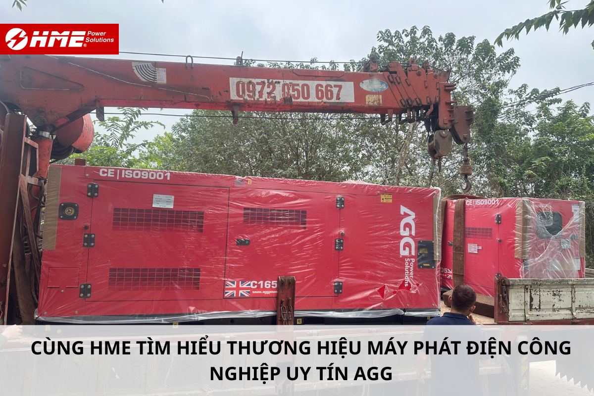 Máy phát điện AGG công nghiệp sử dụng cho nhà máy và doanh nghiệp